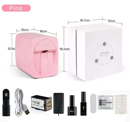 Machine de coloration pour imprimante à ongles