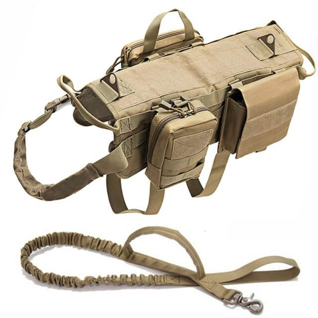 Tactical Military Dog Harness - 11 Étoiles