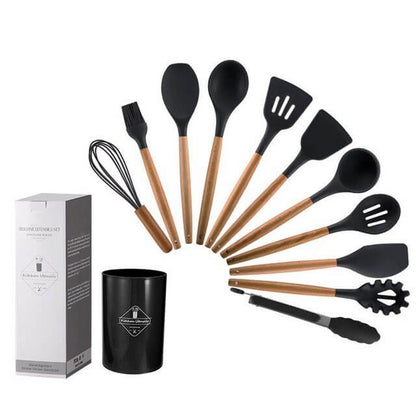 Non Stick Pot Spatula And Spoon - 11 Étoiles
