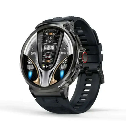 Montre connectée GPS de qualité militaire 2024 pour hommes avec surveillance de la pression artérielle et de l&