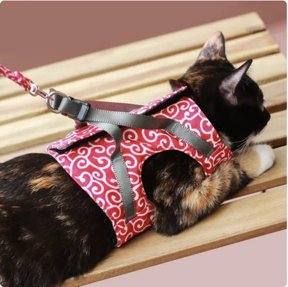 Correa de remolque para gatos con agarre cómodo