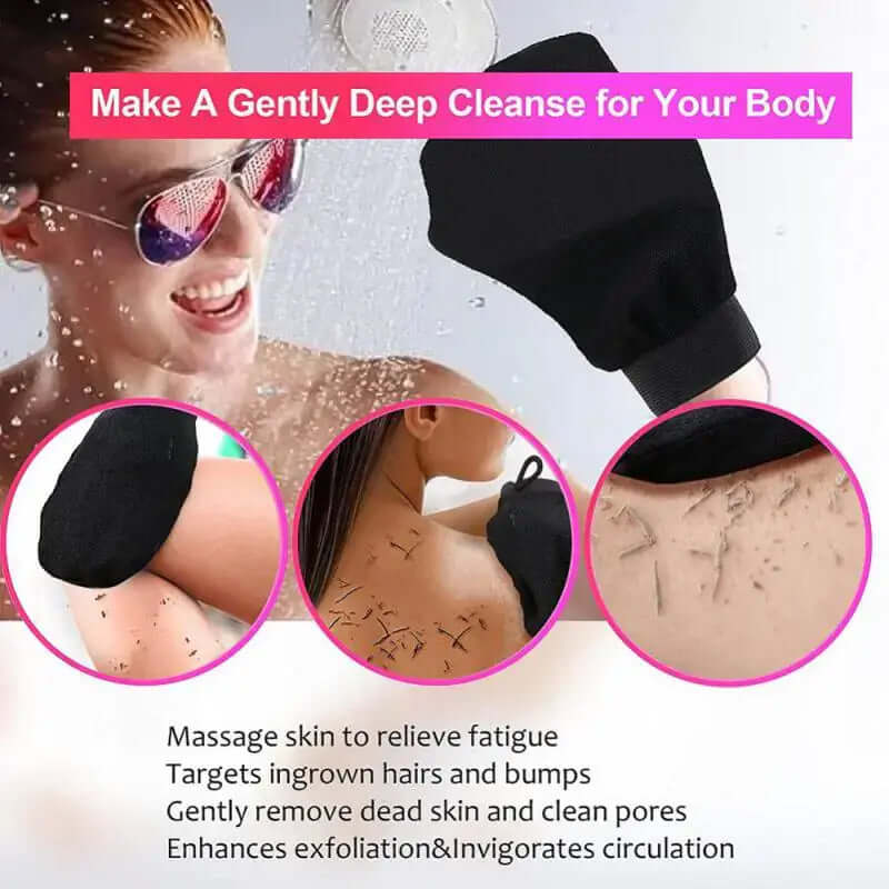 Exfoliating Gloves Back Scrub