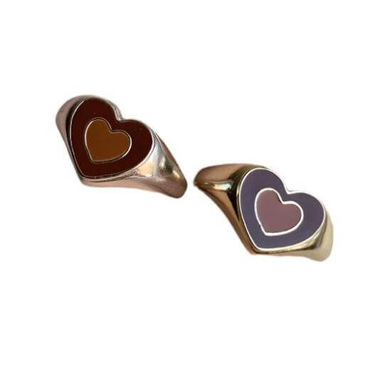 Creative Love Heart Ring - 11 Étoiles