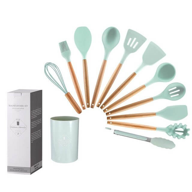 Non Stick Pot Spatula And Spoon - 11 Étoiles