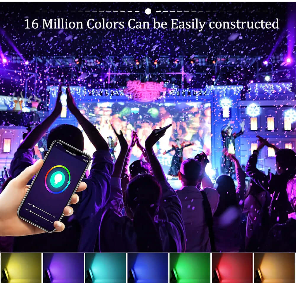 Projecteur intelligent WiFi étanche pour cour extérieure