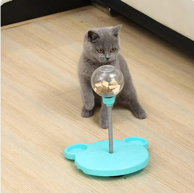 Vaso dispensador de comida interactivo Paw Play