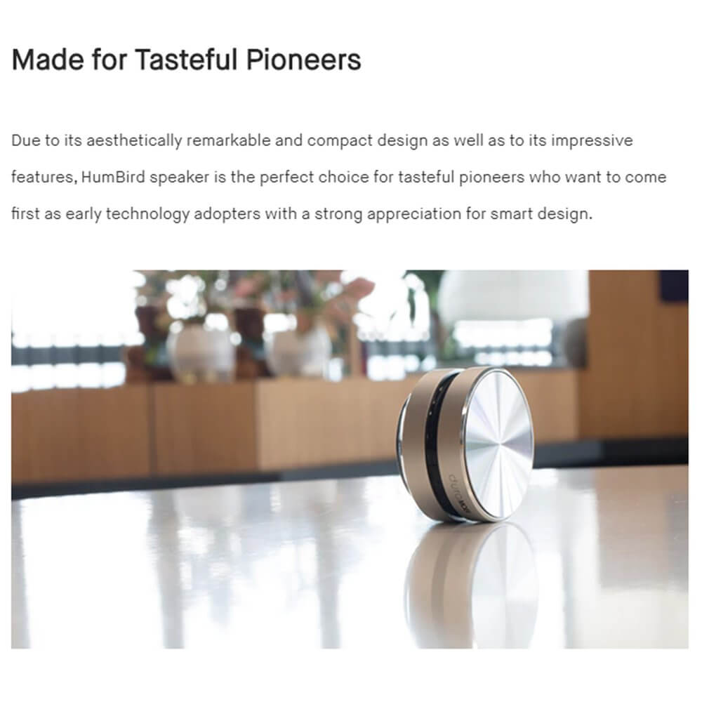 Humbird Bone-Conducting Speaker - 11 Étoiles