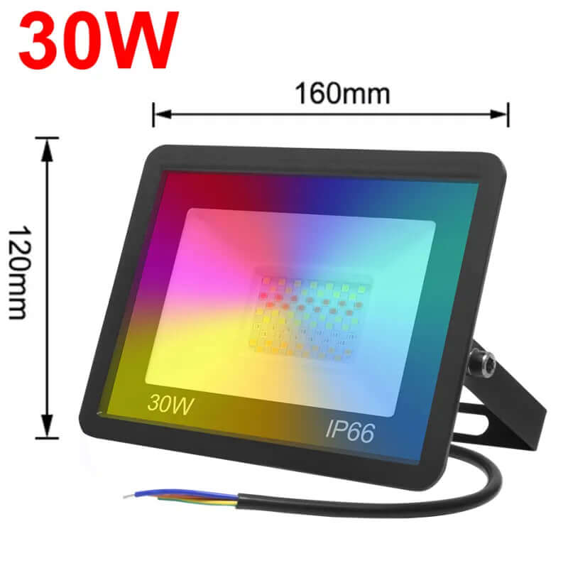 Projecteur intelligent WiFi étanche pour cour extérieure