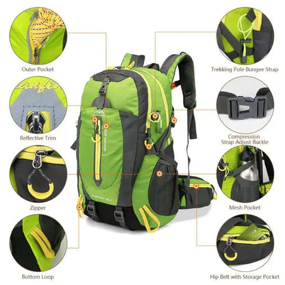 Mochila de escalada impermeable