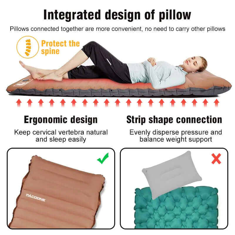 Matelas pneumatique autogonflant ultraléger