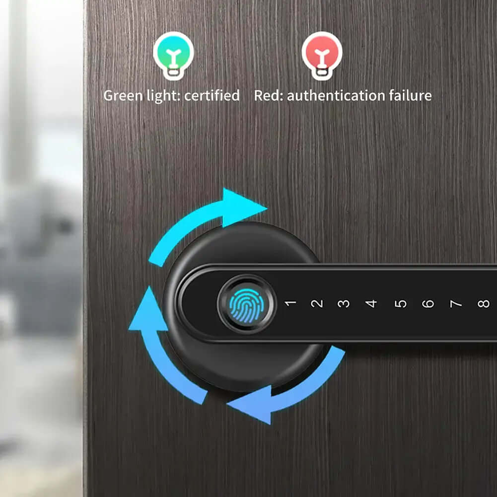 Serrure de porte intelligente à empreinte digitale