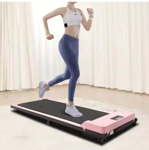 Cinta de correr portátil con pantalla LED y control remoto: ultra silenciosa, compacta y conveniente para el hogar o la oficina