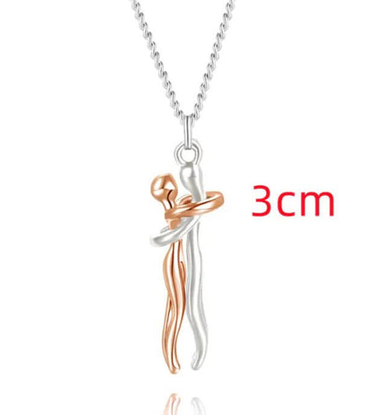 Collar de pareja con dije de unidad
