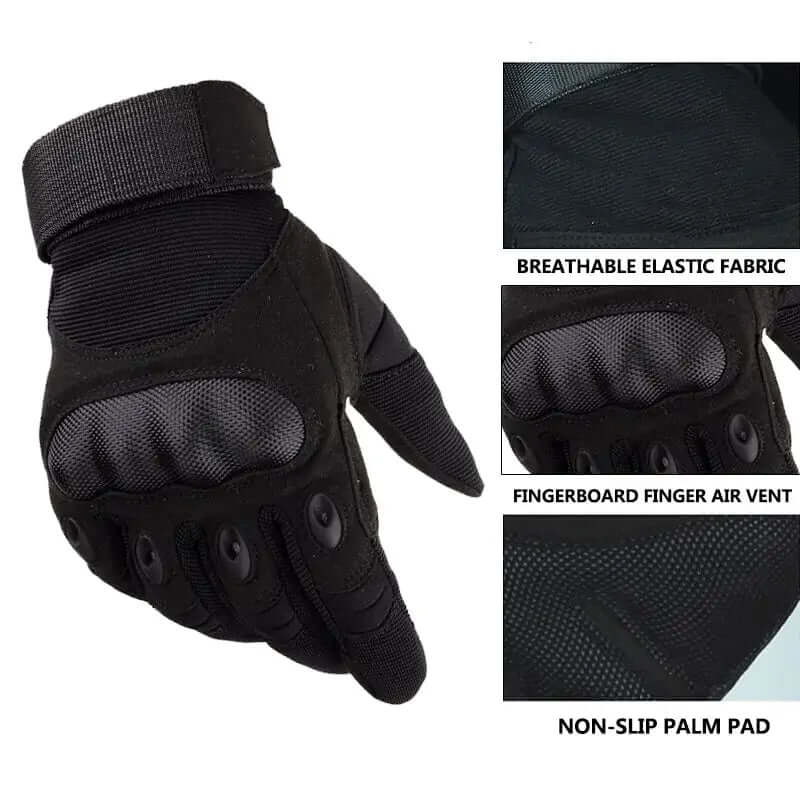 Hard Knuckle Full Finger Gloves
