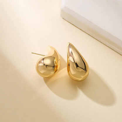 Stainless Steel Hollow Drop Earrings - 11 Étoiles