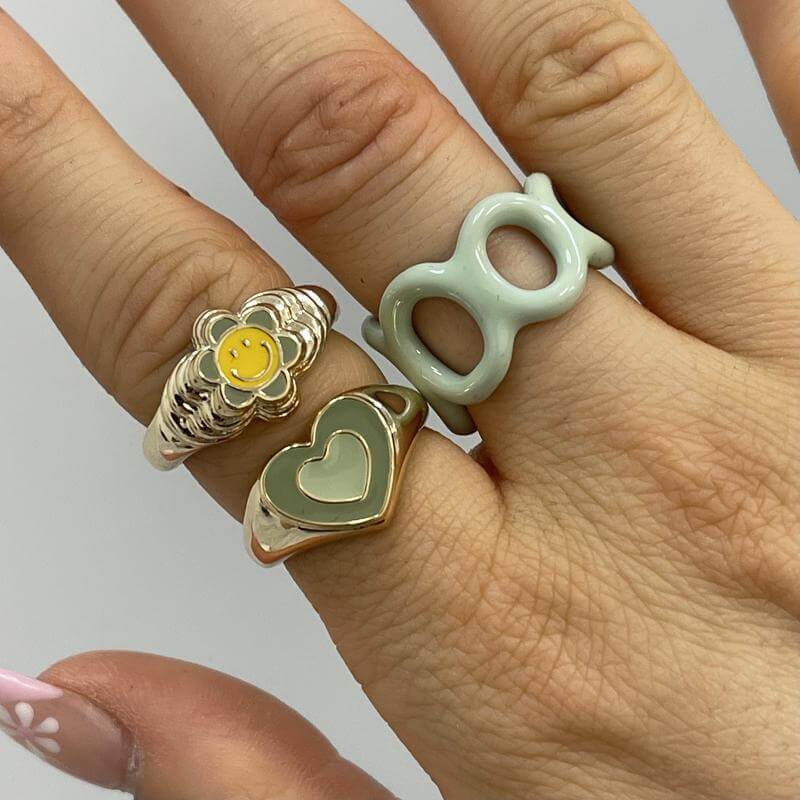 Creative Love Heart Ring - 11 Étoiles