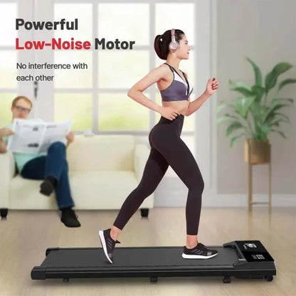Portable Treadmill with LED Display &amp; Remote – Ultra-Quiet, Compact, and Convenient for Home or Office