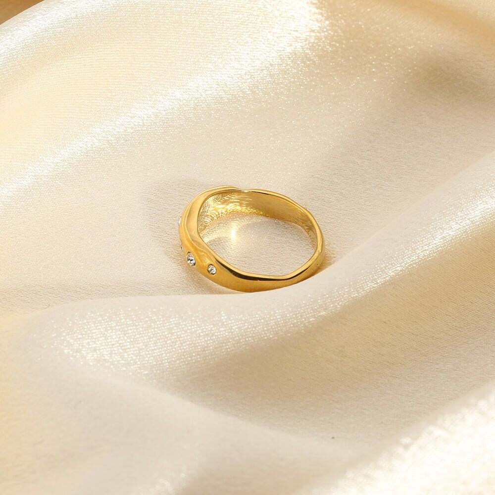 Snake-Shape Ring - 11 Étoiles