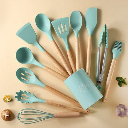 Non Stick Pot Spatula And Spoon - 11 Étoiles