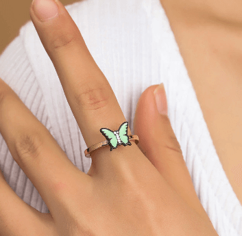 Fidget Spinner Rotatable Ring For Women - 11 Étoiles
