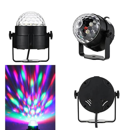 Lumières de fête disco stroboscopiques LED DJ Ball Ampoule activée par le son Lampe de danse Décoration 