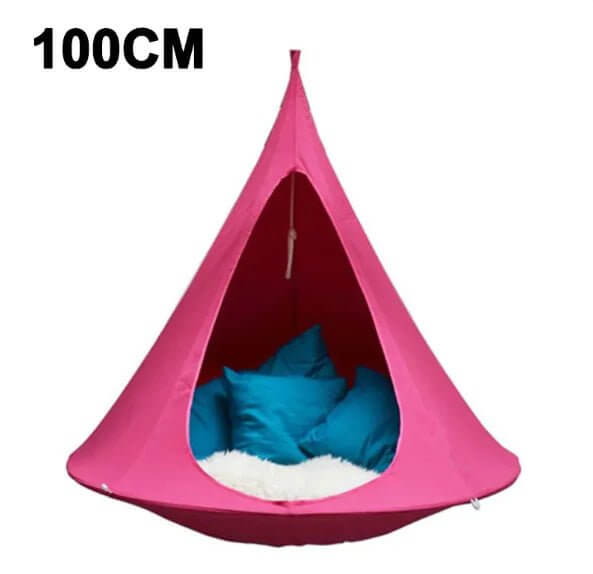 Hamaca colgante para exteriores con forma de cono tipo carpa