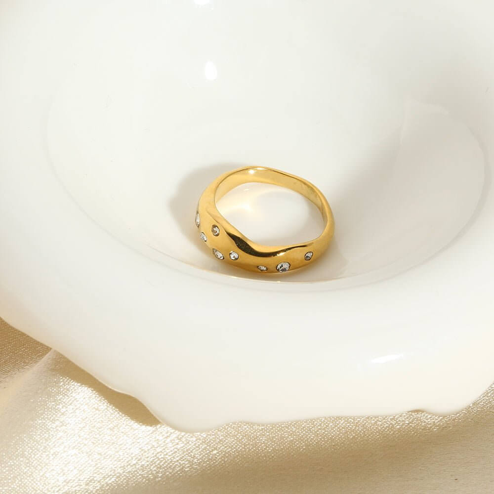 Snake-Shape Ring - 11 Étoiles