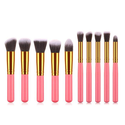The 8-Piece Makeup Brush Set is a must-have for flawless makeup application. This versatile set includes all the essentials, from foundation and blush brushes to precision tools for eyeshadow and eyeliner. Crafted with soft, high-quality bristles, these brushes are gentle on the skin and provide smooth, even application. The lightweight, ergonomic handles offer easy control, making them perfect for both beginners and professionals. 