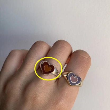 Creative Love Heart Ring - 11 Étoiles