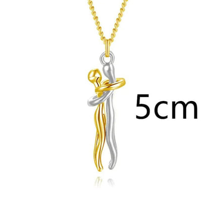Collar de pareja con dije de unidad
