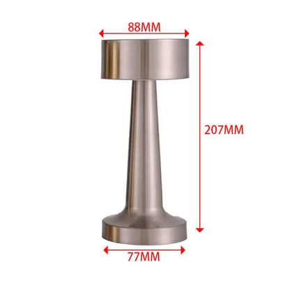 Lampe de bureau rétro pour bar, lampe de nuit rechargeable sans fil avec capteur tactile pour restaurant, café, chambre à coucher, lampes de décoration pour la maison