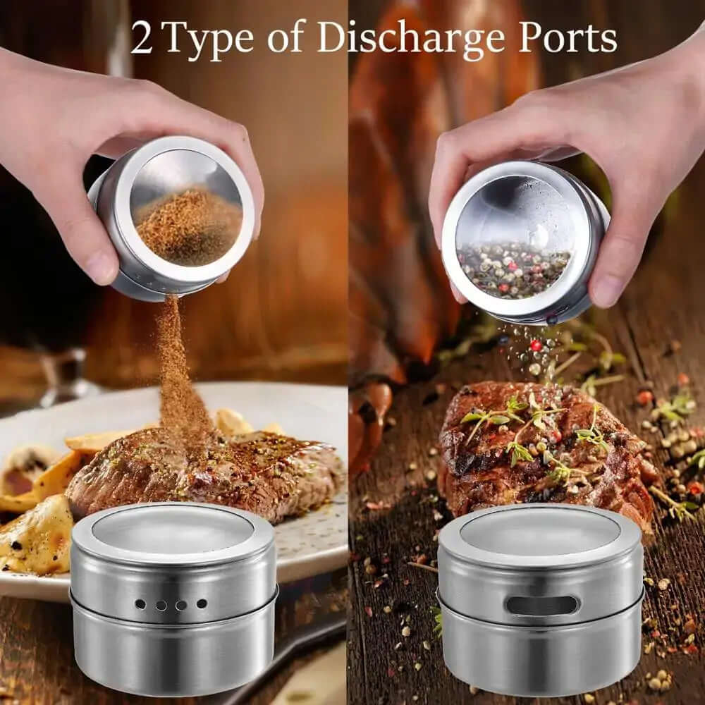 Pots à épices magnétiques