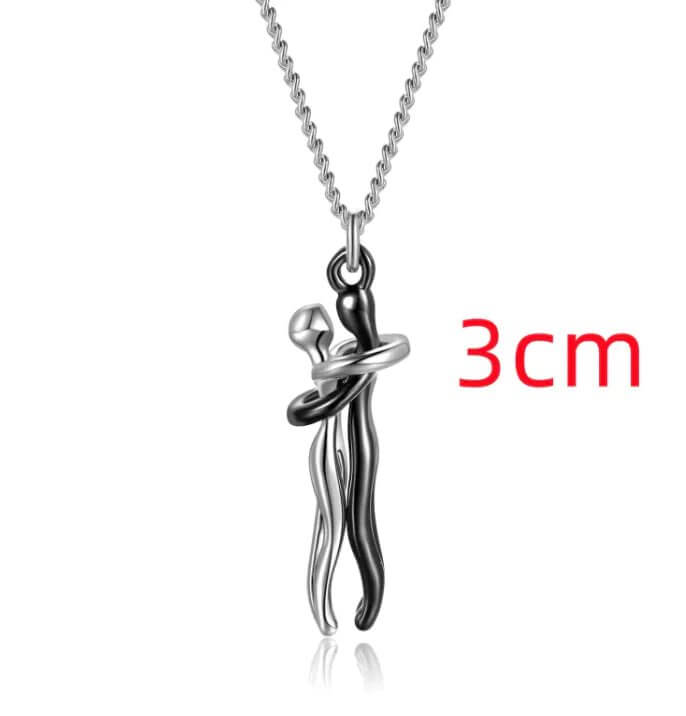Collar de pareja con dije de unidad
