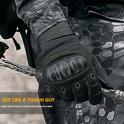 Hard Knuckle Full Finger Gloves