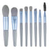 The 8-Piece Makeup Brush Set is a must-have for flawless makeup application. This versatile set includes all the essentials, from foundation and blush brushes to precision tools for eyeshadow and eyeliner. Crafted with soft, high-quality bristles, these brushes are gentle on the skin and provide smooth, even application. The lightweight, ergonomic handles offer easy control, making them perfect for both beginners and professionals. 