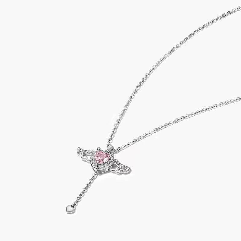 Heart Wings Necklace - 11 Étoiles