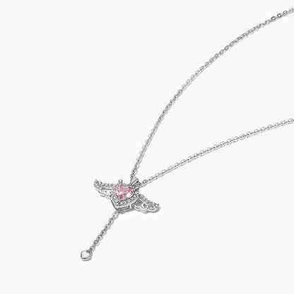 Heart Wings Necklace - 11 Étoiles