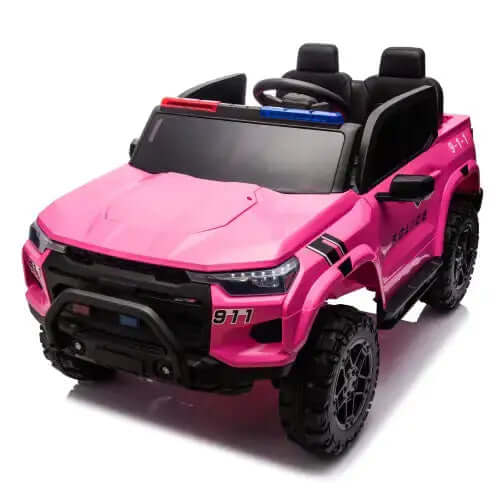 Camionnette électrique 24 V à deux places pour enfants, moteur 4 roues motrices de 800 W, télécommande parentale et deux ceintures de sécurité. Pour les enfants de 3 ans et plus.