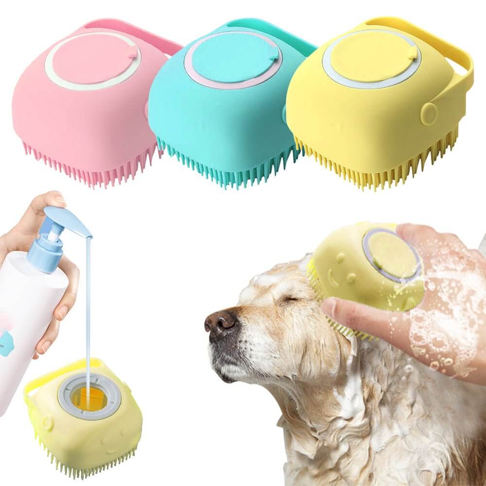 Soft Silicone Dog Brush - 11 Étoiles