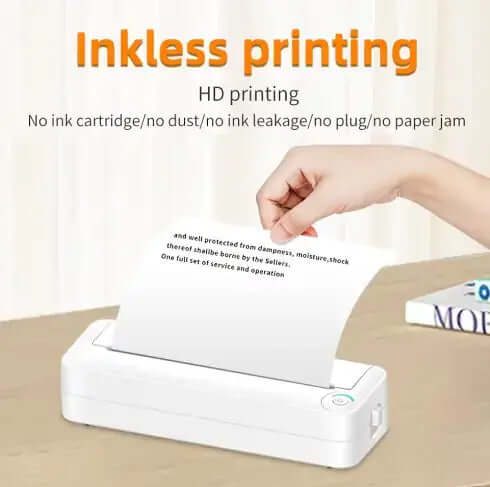 Portable A4 Wireless Thermal Printer