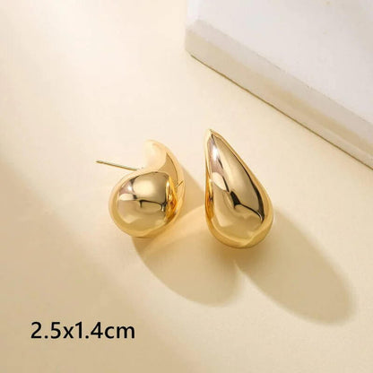 Stainless Steel Hollow Drop Earrings - 11 Étoiles