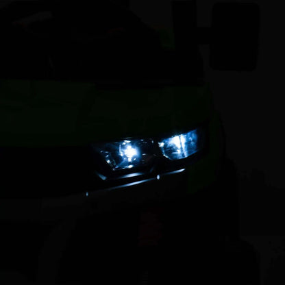 UTV 24 V 2 places avec 2 moteurs 200 W, benne basculante, pelle, télécommande parentale, pneus antidérapants. Camion électrique parfait pour les garçons et les filles !