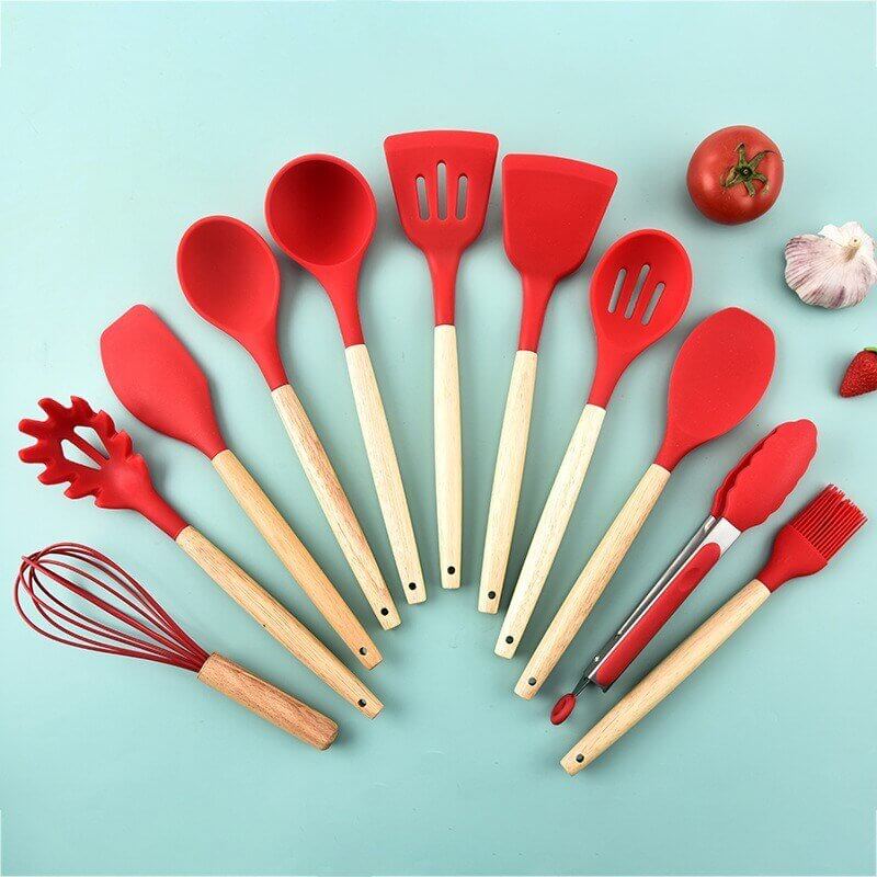Non Stick Pot Spatula And Spoon - 11 Étoiles
