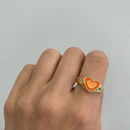 Creative Love Heart Ring - 11 Étoiles