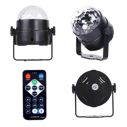 Lumières de fête disco stroboscopiques LED DJ Ball Ampoule activée par le son Lampe de danse Décoration 