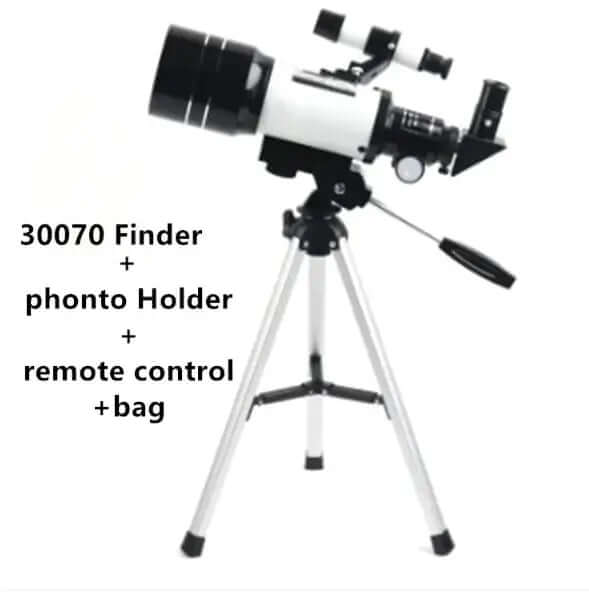 F30070 con telescopio astronómico