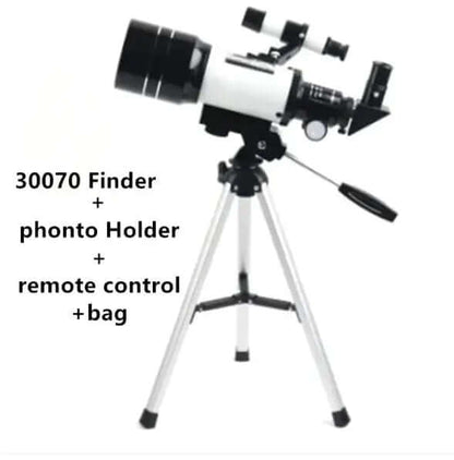 F30070 con telescopio astronómico