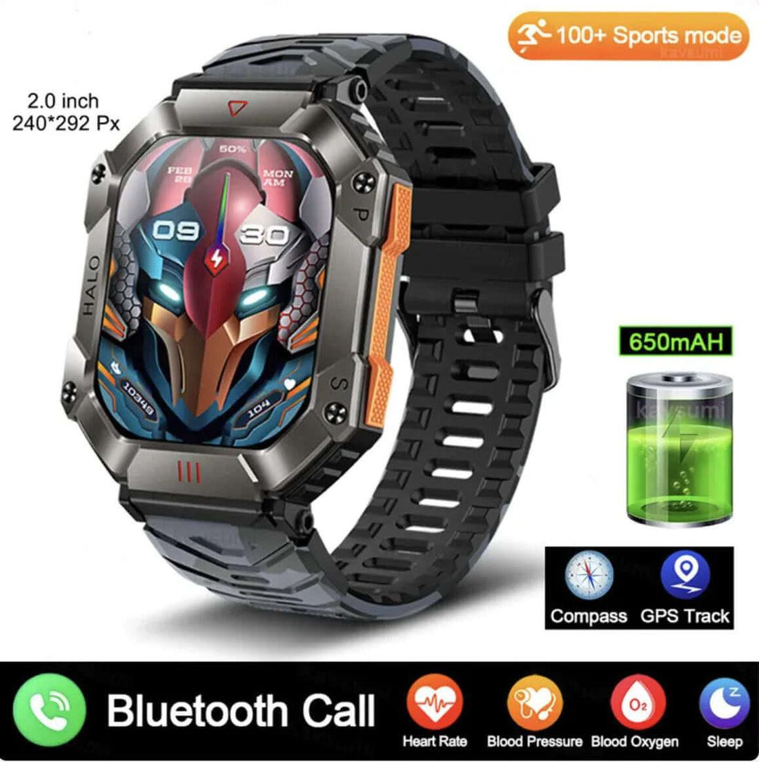 Nuevo reloj inteligente deportivo con GPS y Android para mujer