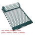 Portable yoga mat and massage pillow for health, featuring soothing points and ergonomic design for muscle relief.