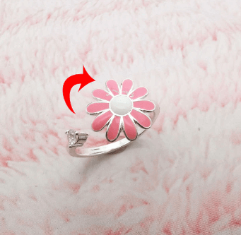 Fidget Spinner Rotatable Ring For Women - 11 Étoiles